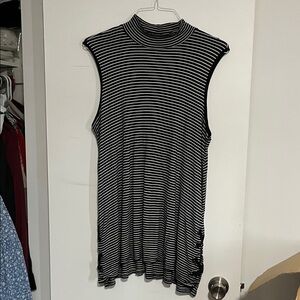 Striped Sleeveless Women's Top